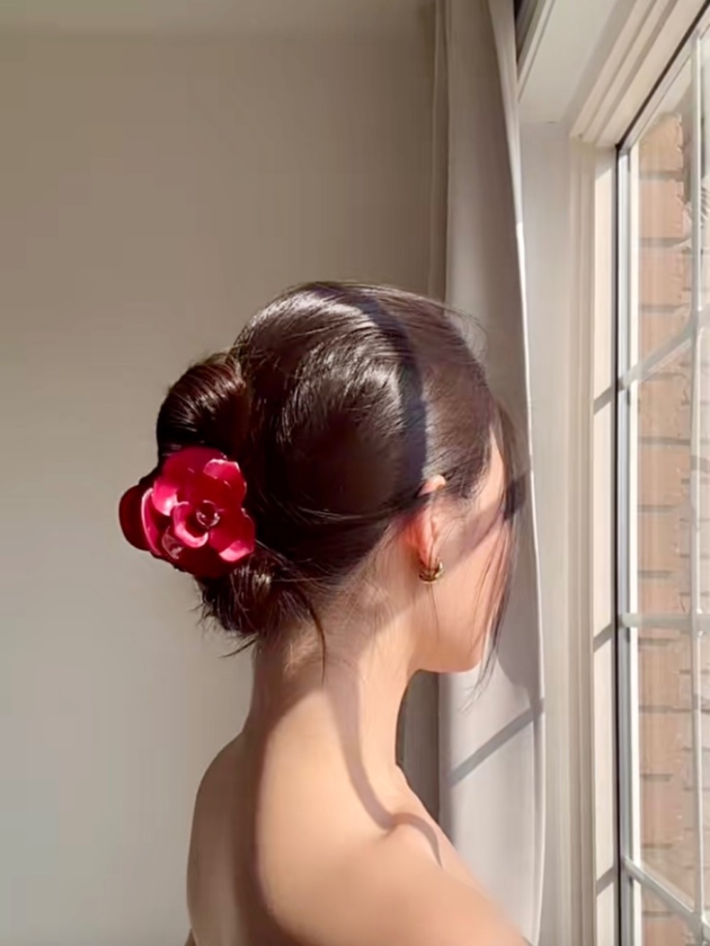 Rose Claw Clip